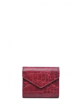 Urban Expressions Layla Croc Wallet 16733C BURGUNDY